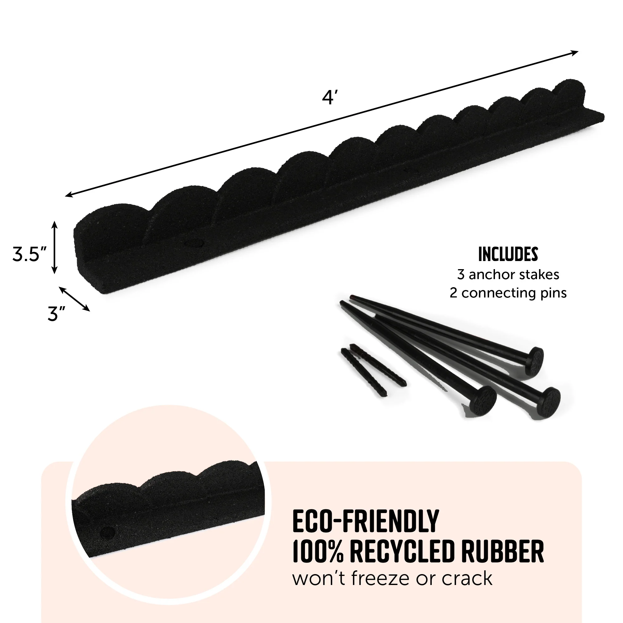L Shape Rubber Border- Scalloped - Image 12