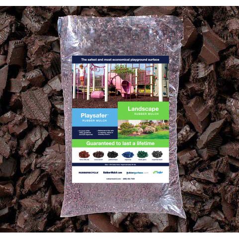 Playsafer Rubber Mulch - Cocoa Brown - Image 5